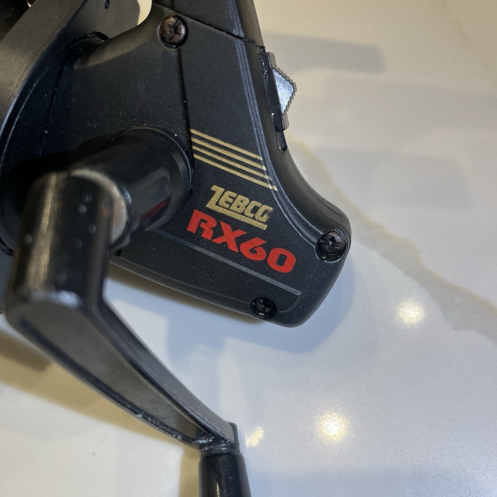 Vintage 1991 Brunswick Zebco RX60 Spinning Fishing Reel